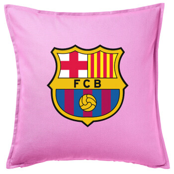 Barcelona FC, Sofa cushion Pink 50x50cm includes filling