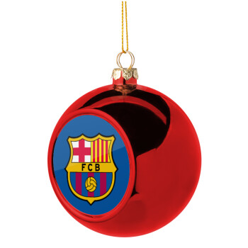 Barcelona FC, Christmas tree ball Red 8cm