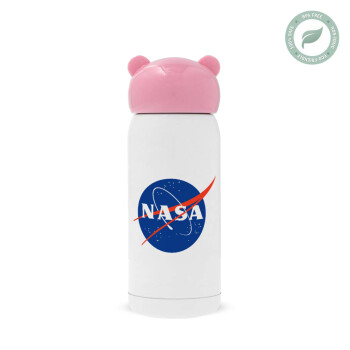 Nasa, Ροζ ανοξείδωτο παγούρι θερμό (Stainless steel), 320ml