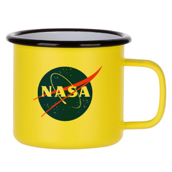 Nasa, Metallic enamel MATT Yellow cup 360ml