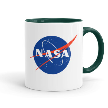 Nasa, Mug colored green, ceramic, 330ml