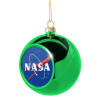 Green Christmas tree ornament ball 8cm