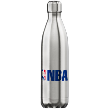 NBA, Μεταλλικό παγούρι θερμός Inox (Stainless steel), διπλού τοιχώματος, 750ml