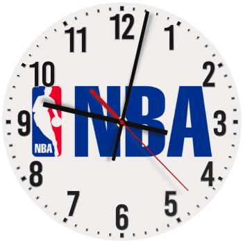 NBA, Ρολόι τοίχου ξύλινο (30cm)