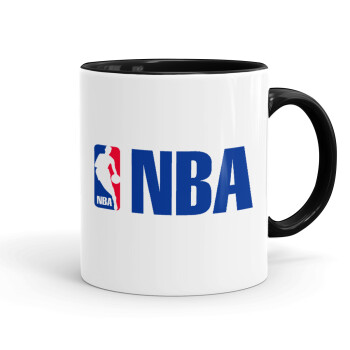 NBA, Mug colored black, ceramic, 330ml