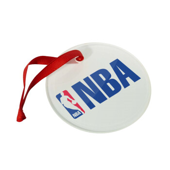 NBA, Christmas ornament glass 9cm