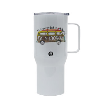 Outerbanks Pogue Life, Mega Stainless steel Tumbler with lid, double wall 750L