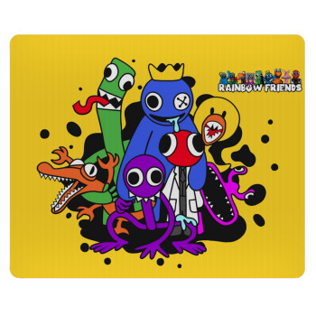 Rainbow friends, Mousepad rect 23x19cm