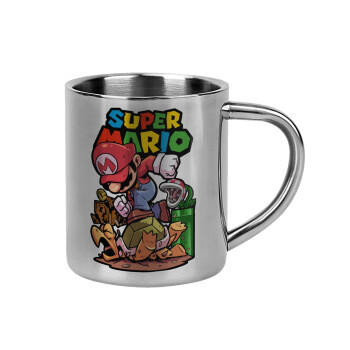 Super mario Jump, Mug Stainless steel double wall 300ml