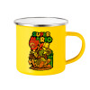 Yellow Enamel Metallic Cup 360ml