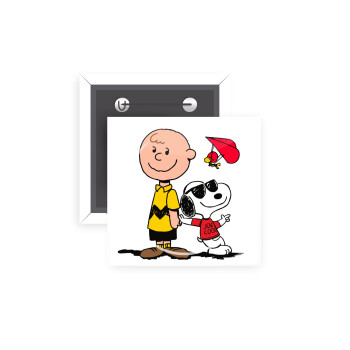 Snoopy & Joe, Κονκάρδα παραμάνα τετράγωνη 5x5cm