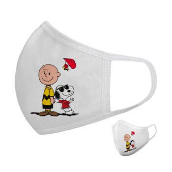 Snoopy & Joe, Μάσκα υφασμάτινη υψηλής άνεσης παιδική (Δώρο πλαστική θήκη)