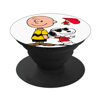 Snoopy & Joe, Phone Holders Stand  Black Hand-held Mobile Phone Holder