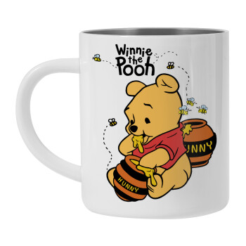 Winnie the Pooh, Mug Stainless steel double wall 300ml