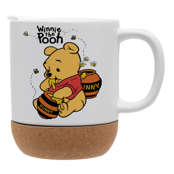 Winnie the Pooh, Ceramic coffee mug Cork (MAT), 330ml (1pcs)