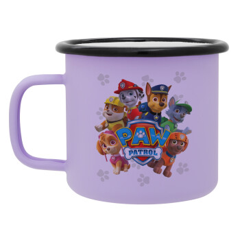 PAW patrol, Κούπα Μεταλλική εμαγιέ ΜΑΤ Light Pastel Purple 360ml