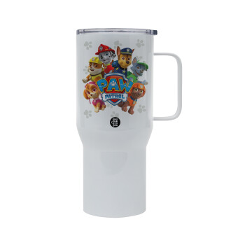 PAW patrol, τα κουτάβια, Tumbler με καπάκι, διπλού τοιχώματος (θερμό) 750L