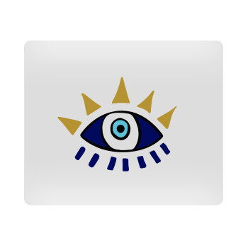 blue evil eye, Mousepad rect 23x19cm