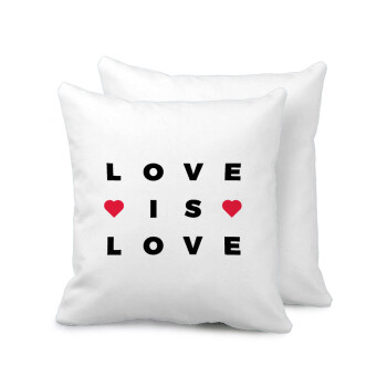 Love is Love, Sofa cushion 40x40cm includes filling