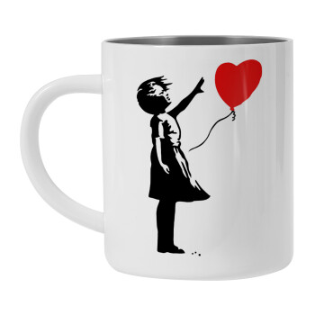 Banksy (Hope), Mug Stainless steel double wall 450ml