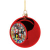 Christmas tree ball Red 8cm