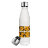 Metal mug thermos White (Stainless steel), double wall, 500ml