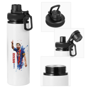 Lionel Messi, Metal water bottle with safety cap, aluminum 850ml