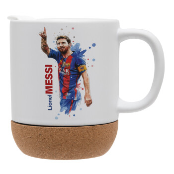 Lionel Messi, Ceramic coffee mug Cork (MAT), 330ml (1pcs)