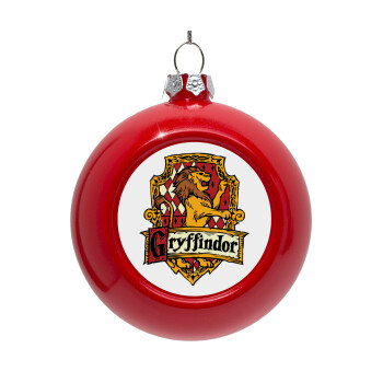 Gryffindor, Harry potter, Red Christmas tree ornament bauble 8cm