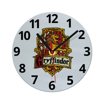 Gryffindor, Harry potter, Ρολόι τοίχου γυάλινο (20cm)
