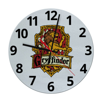 Gryffindor, Harry potter, Ρολόι τοίχου γυάλινο (30cm)