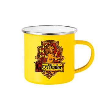 Gryffindor, Harry potter, Κούπα Μεταλλική εμαγιέ Κίτρινη 360ml