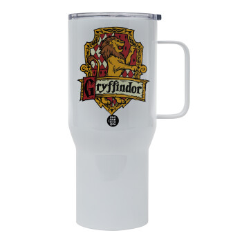 Gryffindor, Harry potter, Mega Stainless steel Tumbler with lid, double wall 750L