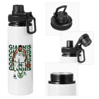 Giannis Antetokounmpo, Metal water bottle with safety cap, aluminum 850ml