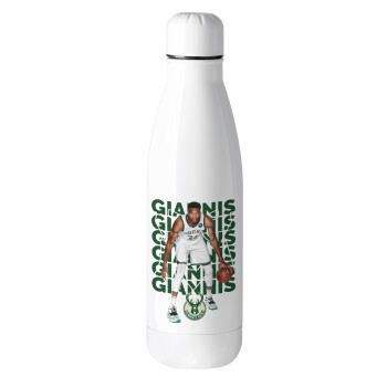 Giannis Antetokounmpo, Metal mug thermos (Stainless steel), 500ml