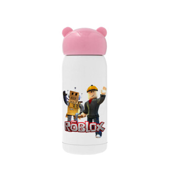 Roblox, Pink stainless steel thermal flask, 320ml