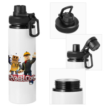 Roblox, Metal water bottle with safety cap, aluminum 850ml