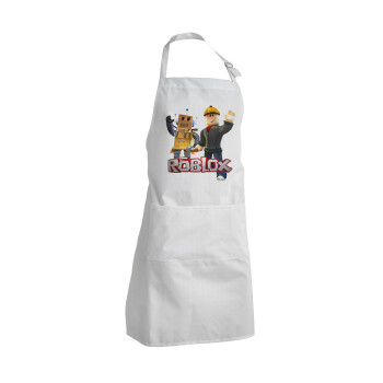 Roblox, Adult Chef Apron (with sliders and 2 pockets)
