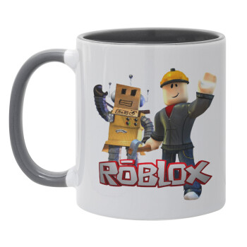 Roblox, Κούπα χρωματιστή γκρι, κεραμική, 330ml