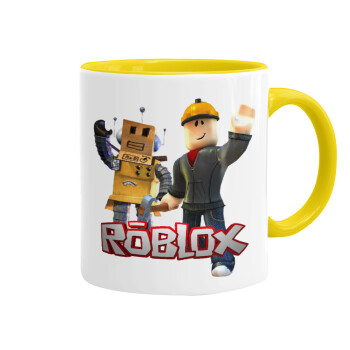 Roblox, Mug colored yellow, ceramic, 330ml
