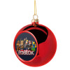 Christmas tree ball Red 8cm