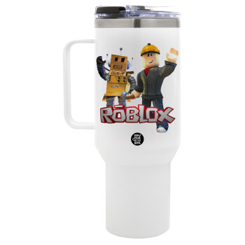 Roblox, Mega Tumbler με καπάκι, διπλού τοιχώματος (θερμό) 1,2L