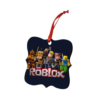 Roblox, Στολίδι Χριστουγεννιάτικο στολίδι polygon ξύλινο 7.5cm