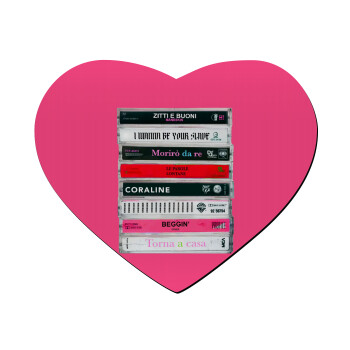 Maneskin Cassette, Mousepad heart 23x20cm