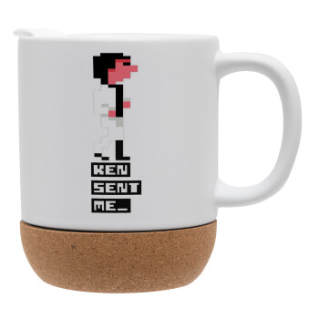 Ken sent me, Leisure Suit Larry, Ceramic coffee mug Cork (MAT), 330ml (1pcs)