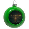 Green Christmas tree ornament bauble 8cm