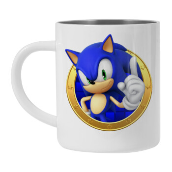 Sonic the hedgehog, Mug Stainless steel double wall 300ml