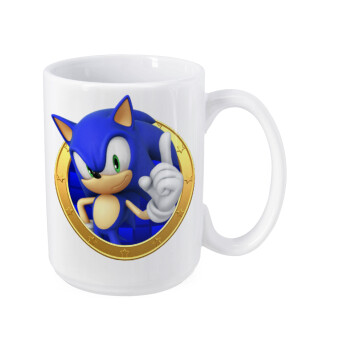 Sonic the hedgehog, Κούπα Mega, κεραμική, 450ml