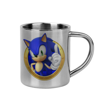 Sonic the hedgehog, Mug Stainless steel double wall 300ml