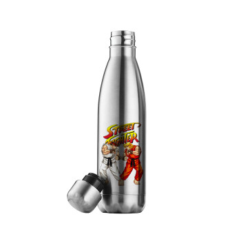Street fighter, Inox (Stainless steel) double-walled metal mug, 500ml